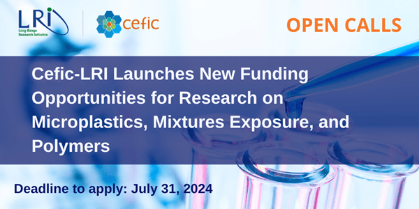 Cefic-LRI launches new funding opportunities for research on microplastics, mixtures exposure, and polymers